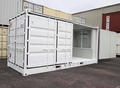 Modified Shipping Container Office Portable workspace solution